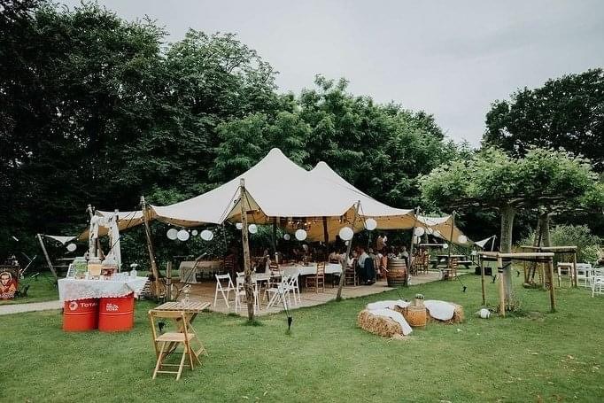 Stretchtent 4,5x10 meter