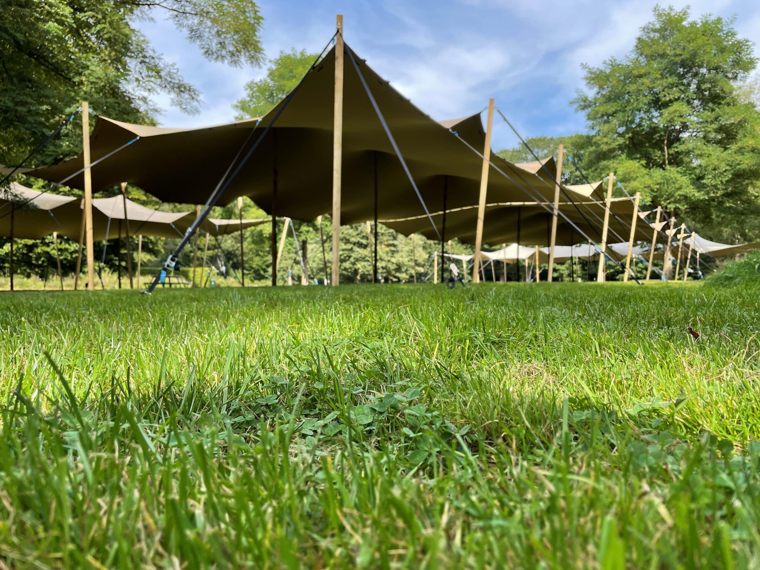 Stretchtent 9x20 meter
